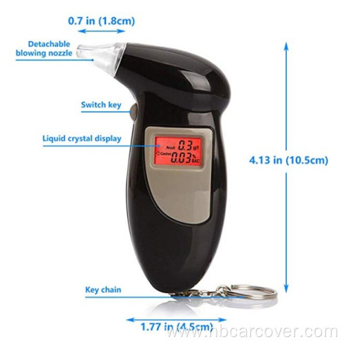 High quality Keychain Digital breath alcohol tester